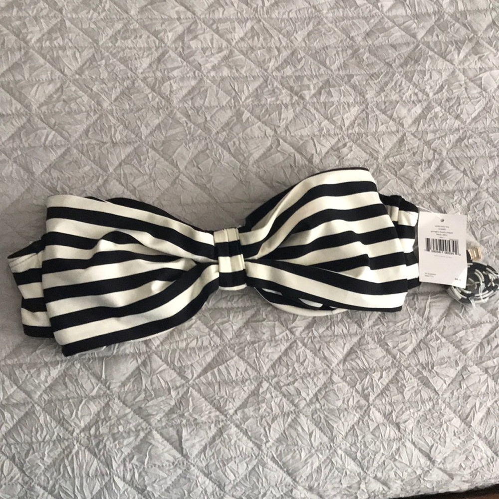 Kate Spade strapless suit top w straps